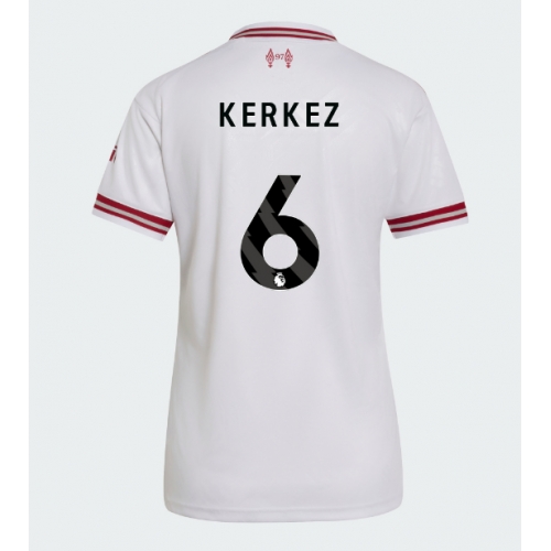 Liverpool Milos Kerkez #6 Maglia Gara Trasferta Repliche 2026-27 Donna Maniche Corte Liverpool Milos Kerkez #6 Maglia Gara Trasferta Repliche 2026-27 Donna Maniche Corte